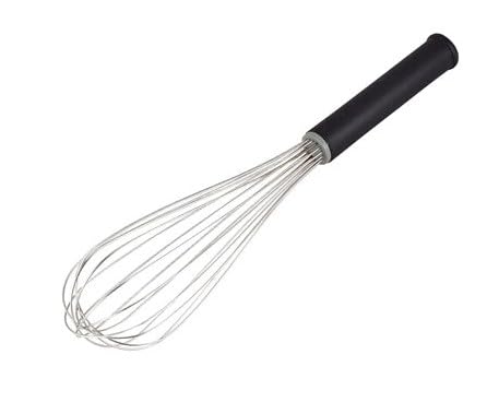 Paquete de 6 batidores de nailon resistentes con mango de 35 cm/14