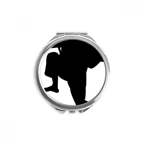 Art martial miroir rond kung fu : une idée cadeau originale pour sac à main