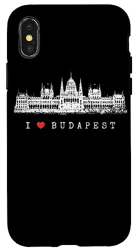 �u�_�y�X�g�̍���c���� �n���K���[�̃X�J�C���C�� I Love Budapest �X�}�z�P�[�X iPhone X/XS �p