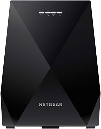 Netgear WLAN Mesh Repeater EX7700 WLAN Verstaerker & Super-Boost WiFi (AC2200 Tri Band, Abdeckung 4 bis 5 R&auml;ume & 40 Ger&auml;te, Geschwindigkeit bis zu 2200 MBit/s, smartes Mesh WLAN Roaming)