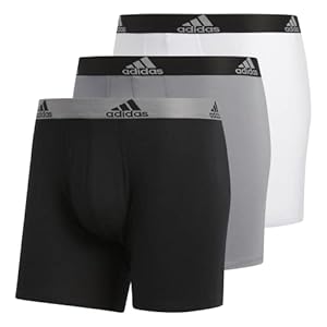 adidas Lot de 3 Boxers en Coton Stretch sous-vêtements Homme (Lot de 3)