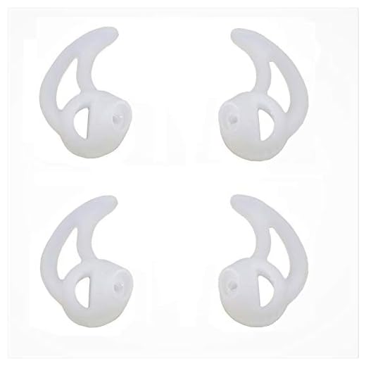 Silicone Fin Ear Mold for Two Way Radio Earpiece Replacement Earmold Earbud Tips for Surveillance Police Earpiece Coil Tube Headset (2 Pair Fin Large)