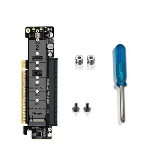 PCIE splitter NVMe PCIe 5.0 double face compatible différentes cartes mères