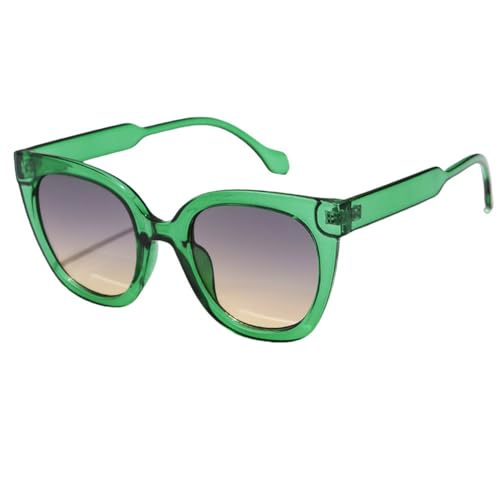 Lunettes de soleil femme vert vintage contre éblouissement