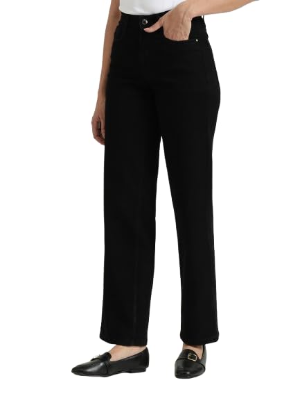 Image of FableStreet Women's Mid Waist Jeans |Wide Leg Jean - Perfect for Travel, Party & Everyday Use