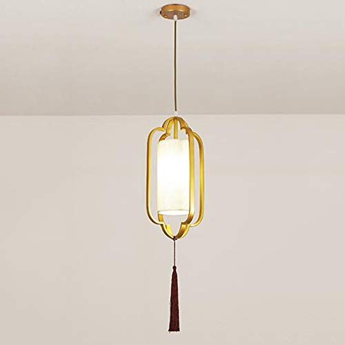 Lustre de style chinois E27 suspension luminaire LED salon chambre