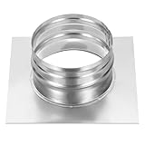 Instruction: Facile à installer, percez des trous de vis sur la base de la bride de connecteur, et fixez le connecteur de conduit au mur à l'aide de vis (non incluses). Ensuite, attachez votre tuyau d'évacuation à notre connecteur de conduit et fixez-le avec une pince et du ruban. Alternativement, vous pouvez souder la bride de conduit directement à votre système de conduit de ventilation.