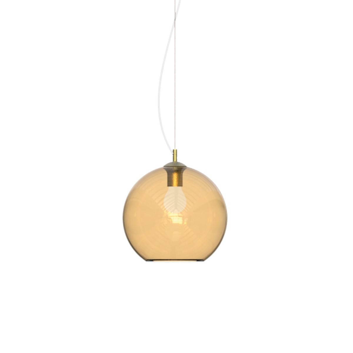 Plafonnier suspendu Ideal Lux NEMO ambre 30 cm pour éclairage intérieur - 3