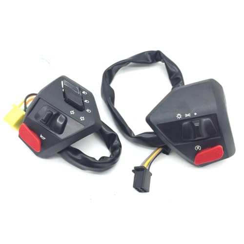 Interrupteur de démarrage guidon moto et vélo électrique avec clignotant