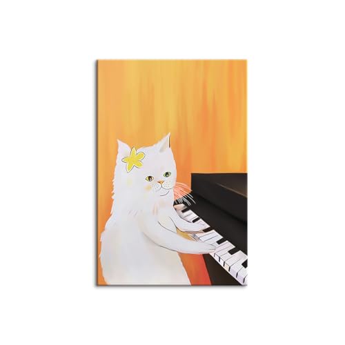 �ؘg�t���̊����i �J�[�g�D�[�� ���ۖ��G ���� �l�R �� �|�X�^�[ ���킢�����ۉ� �A�[�g�p�l�� �C���e���A �Ǌ|�� �q���������� �w�i�G�� �Q���A�I�t�B�X�A���֑����p�G�� (50x70cm�i20x28in�j,A)