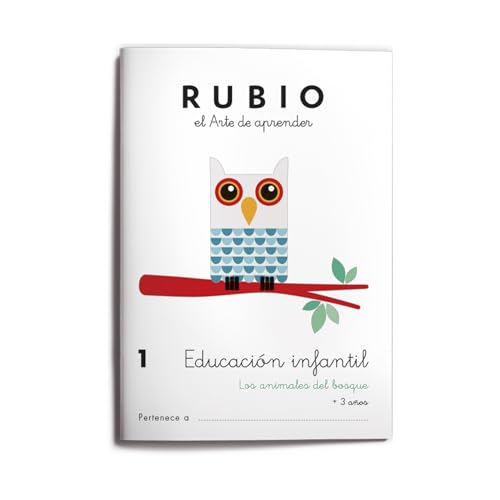 1 Educación Infantil RUBIO - Animales del bosque | +3 años | Traz...