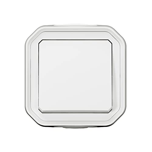 legrand interrupteur ou va et vient étanche plexo 10a livré complet pour montage en apparent blanc