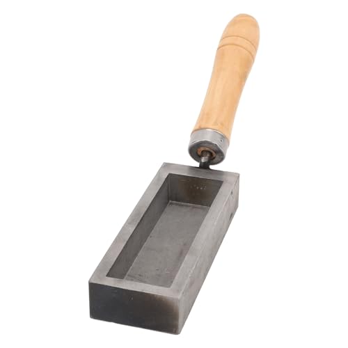 Compatto e leggero: questo stampo per colata con barra d'argento è di piccole dimensioni e leggero, il che lo rende molto comodo da trasportare e utilizzare.