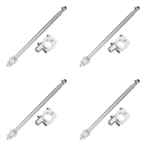 Mât de drapeau de vélo lot de 4 supports de guidon robustes