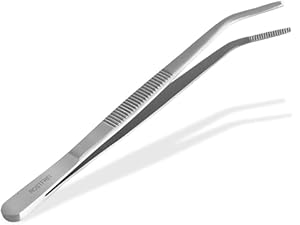 InstrumenteNRW PI-G-183 Gebogene Industrie-Pinzette