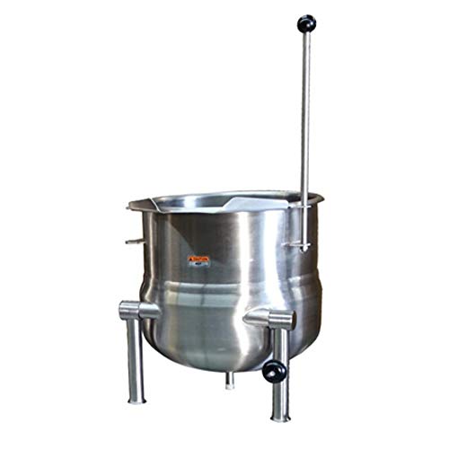Crown DC-10 Countertop Direct Steam Tilting Kettle, 10 Gallon Capacity, 2/3 Steam Jacket