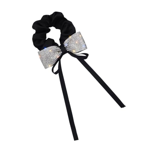 PATKAW Lazo De Pelo De Diamantes Completo Accesorio Para El Cabello Para Mujeres Accesorios Para El Cabello De Mujer Las Mujeres Titular De De Caballo Corbata De Pelo Satinado