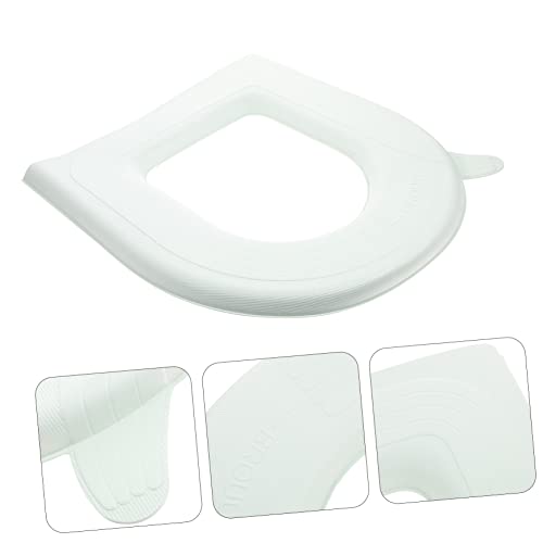 CUBTOL Toilettendeckel Toilettensitzdeckelabdeckung Toilettenpolsterkissen Toilettensitzbezug Winteraufkleber Toilettensitzkissen Komfortsitzkissen Verdicken Toilettensitzmatte – Bild 7