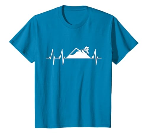 Cadeau de descente VTT avec battement de cœur T-Shirt