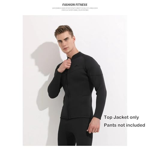 Wetsuits Pants Long 3mm Neoprene Top Jacket Keep Warm for Water Sports Surfing Swimming Snorkeling miniatura 4
