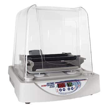 Scientific Industries Genie Temp-Shaker 300 Orbital Schüttelbehälter mit Ratschenklemmen, 230 VAC, Eurostecker Cover