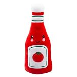 VFM - Ketchup Soft Toy Food Themed Cute Plush Cuddly Soft Fluffy Stuffed Toy Plush Toy Cute Stuffed Plushie, Gifts for Birthday, Valentine's Day Christmas - 16cm Multi-Coloured