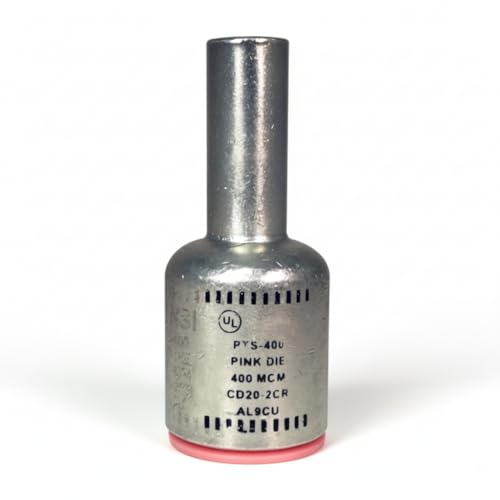 Image of Morris 90977 Straight Solid Pin Terminal Compression Type Connector with 4 /0 Awg Cable to 2 /0 Pin Wire Range, 5-Pack