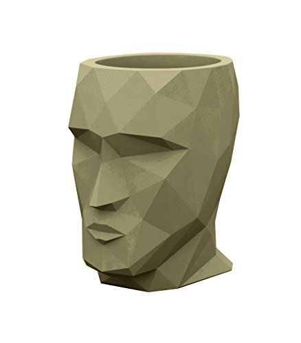 Vondom Vaso Adan – Khaki, 13 x 18 x H18 cm
