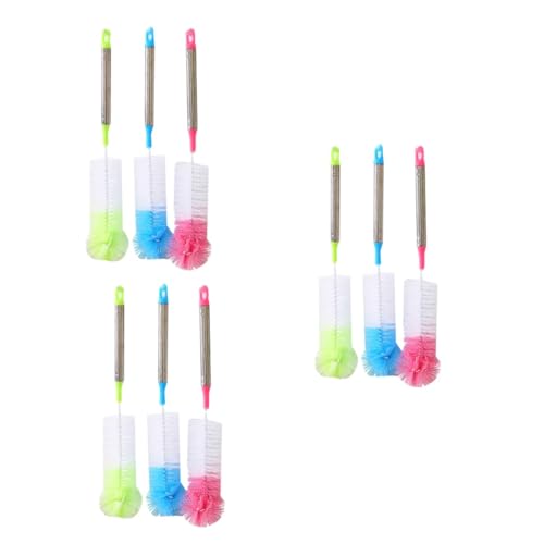 Brosses à bouteilles flexibles pour enlever les résidus