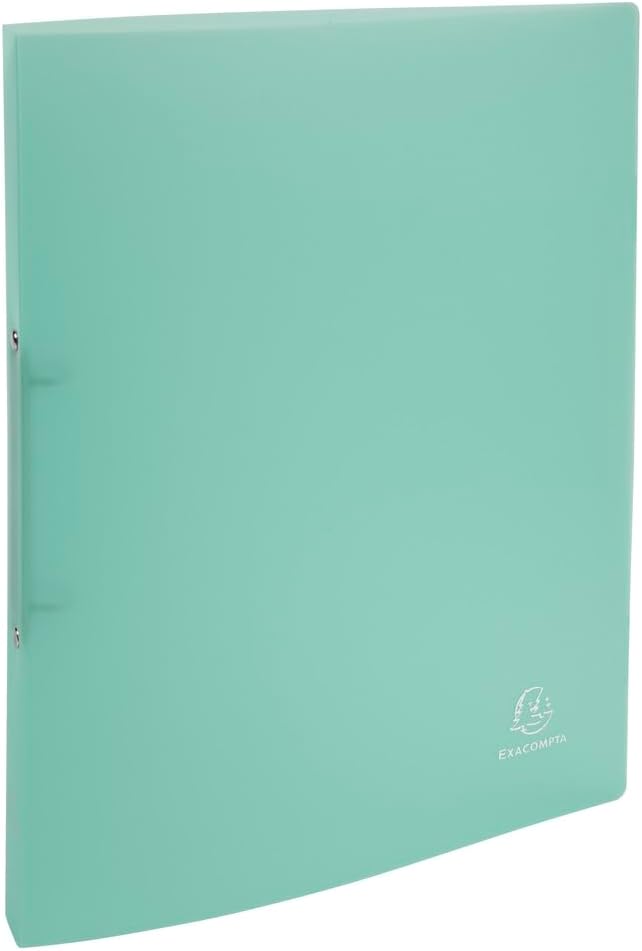 Exacompta, 54972E 1 Chromaline Polypropylene (PP) Semi-Rigid Binder 2 Round Rings Diameter 30 mm Spine 40 mm External Dimensions 32 x 25 cm A4 Blue