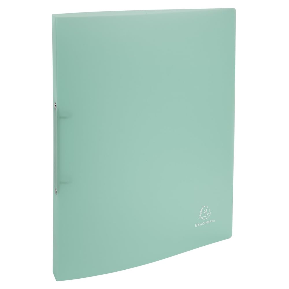 Exacompta – Reference. 54173E Box of 20 Flexible PP (Polypropylene) Chromaline Binders, 2 Round Rings with a 15 mm Diameter, 20 mm Spine, External Dimensions: 32 x 25 cm, DIN A4 Filing Format, Colour: — image 1