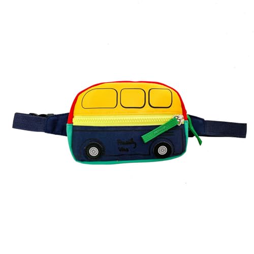 Kids Fanny Pack Boys Crossbody Bag Kids, Small Waist Pack Boys Fanny Pack, Fanny Packs Bulk Toddler Fanny Pack (Yellow)