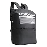 Mormaii Mochila Casual preto, 20 Litros, Alças Acolchoadas Ajustáveis, Zíperes Bidirecionais, Compartimento Interno, 43x28x15cm (2725)