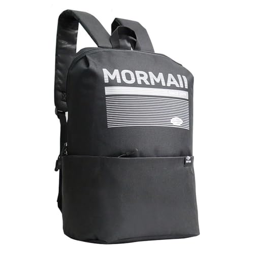 Mormaii Mochila Casual preto, 20 Litros, Alças Acolchoadas Ajustáveis, Zíperes Bidirecionais, Compartimento Interno, 43x28x15cm (2725)