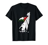 Palestina In caligrafía árabe Thobe tradicional