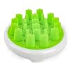 Zyllion ZMA-12 Scalp Massagers and Shampoo Brush (Pink & Green)