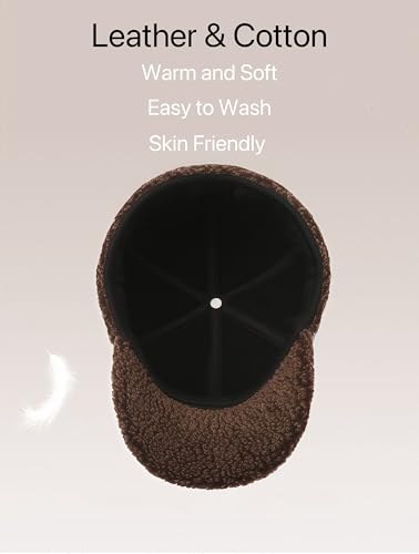 Chapéu de inverno masculino ao ar livre, boné de beisebol esportivo quente para golfe, bonés de cour