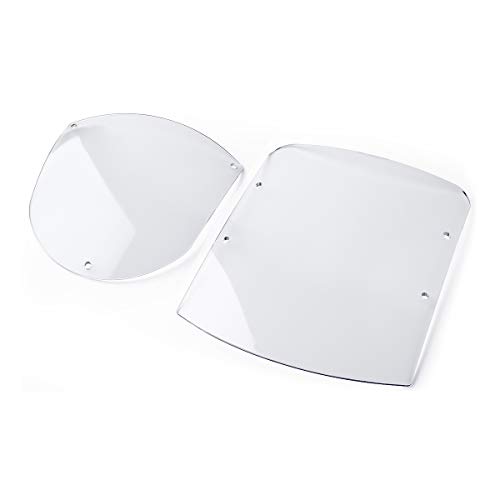 Image of TCMT ABS Windshield Quarter Fairing Kit Fits For Sportster XL 88-16 Dyna 95-05 FXR 86-94 (Clear)