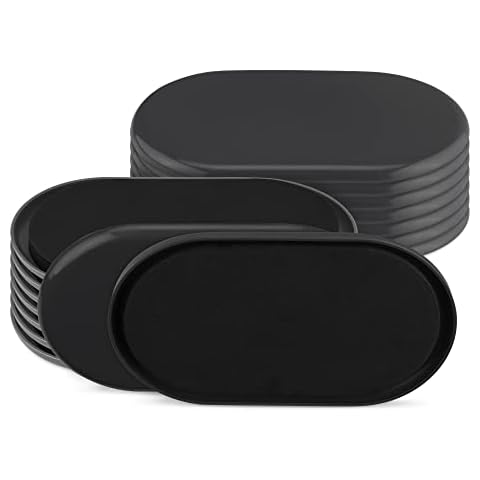Navaris 15.2 cm Oval Furniture Sliders for Carpet Cover