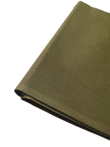 Image of Unstitched Cotton Astar /Lining /Cloth /Kapda Running into Meters for Suit,Sherwani,Kurti,Blouse /Choli,lehanga & Dress Materials(Available in 2,4,6 Meters Variation) (Mehandi, 2 Meter)