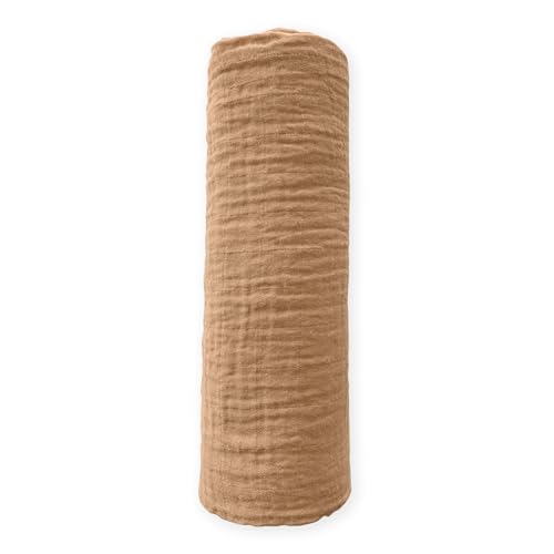 Image of SwaddleDesigns Cotton Muslin Swaddle Blanket, Receiving Blanket for Baby Boys & Girls, Best Registry Gift, 46x46 inches, Butterum