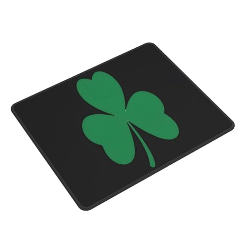 Alfombrilla De Raton Tréboles Verdes Irlandeses Alfombrilla Ratón Portátil Mousepad con Base De Goma Mouse Pad para Oficina Hogar Pc S