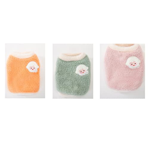 HCYD Gato Invierno cálido y cómodo Ropa para Gatos Agradable para la Piel Adecuada para títeres Gato Azul Sphynx Gato sin Pelo,Verde,XS Cover