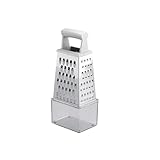 Photo Gallery avilia grattugia con 4 lati aperta al centro in acciaio inox con comodo contenitore raccogli alimenti e dosatore - ideale per grattugiare formaggi o frutta mantenendo in ordine la tua cucina Photo Gallery avilia grattugia con 4 lati aperta al centro in acciaio inox con comodo contenitore raccogli alimenti e dosatore - ideale per grattugiare formaggi o frutta mantenendo in ordine la tua cucina