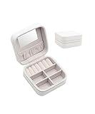 ♦ Ausgezeichnete Qualität und einzigartiges Design: Das Erscheinungsbild der Schmuckschatulle ist sehr elegant und schön.Hergestellt aus umweltfreundlichem PU-Leder mit einem modernen und einzigartigen Look, der Ihr Schlafzimmer schmücken kann.Es ist sehr langlebig.