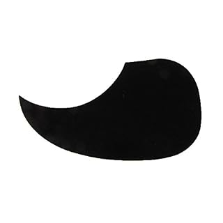 IKN 1 PCS gaucher forme virgule auto-adhésif guitare Pickguard pour guitare classique/acoustique, noir - Les Beatles, Paul McCartney, John Lennon, RIngo Starr, George Harrison
