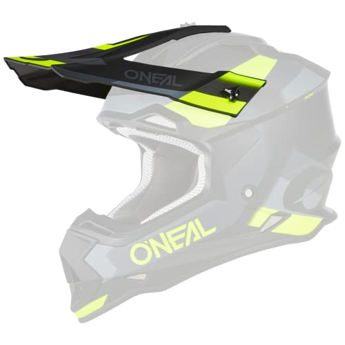 Casque moto cross Visor 2SRS SPYDE V.23 jaune néon