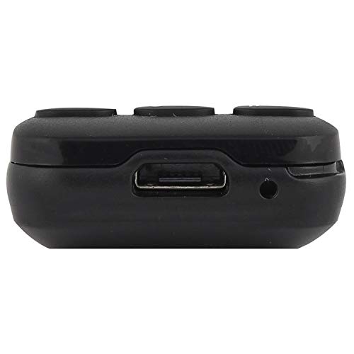 Image of KECHAODA A27 Keypad Dual Sim Mini Mobile Phone with External Memory Slot 1.68cm (0.66 inch) Display Only Mobile Phone & Charging Cable in Box, Battery,No Charger - Black