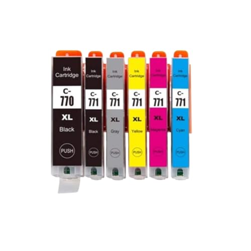 Cartouche d'encre PGI770 CLI771 résout les textes flous sur TS6070