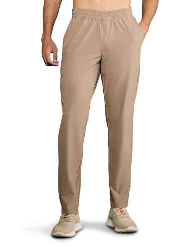 Image of TECHNOSPORT Men's Regular Fit Mid Rise Solid Plus Size Trackpants with Quick Dry, Anti Microbial, SPF50+ for Regular and Sports Use